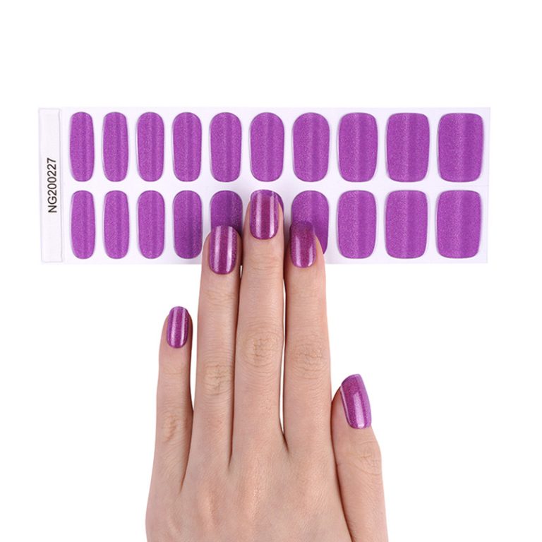 Vibrant Purple Nail Wraps